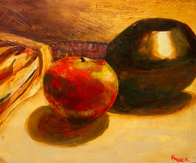 Stilllife in Ochre