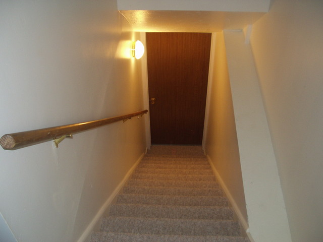 ...stairs leading down to...