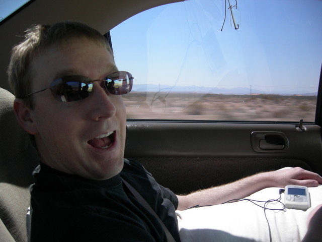 Seth is really excited about the drive through Nevada.
