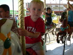 Samwise takes carnival rides VERY seriously.