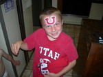 Face paint is a must.