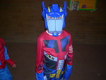 Optimus Prime at his local elementary school.